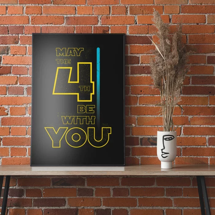 Cool May The 4th Be With You Birthday Poster