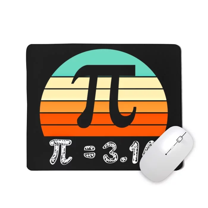 Cool Math Teacher Student Future Engineer Funny Happy Pi Day Gift Mousepad