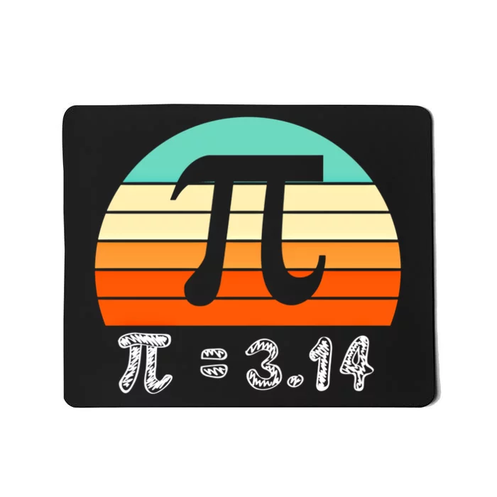 Cool Math Teacher Student Future Engineer Funny Happy Pi Day Gift Mousepad