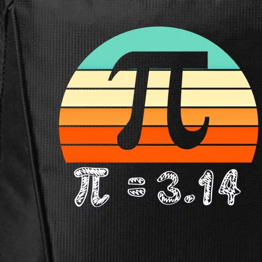 Cool Math Teacher Student Future Engineer Funny Happy Pi Day Gift City Backpack