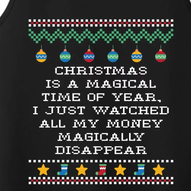 Christmas Magical Time Of Year Xmas Employee Christmas Eve Gift Performance Tank