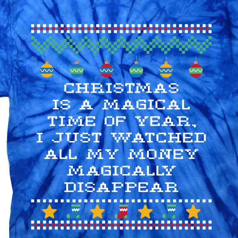 Christmas Magical Time Of Year Xmas Employee Christmas Eve Gift Tie-Dye T-Shirt