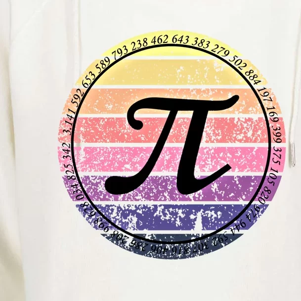 Cool Math Teacher Student Pi Day Digits Funny Happy Pi Day Gift Womens Funnel Neck Pullover Hood