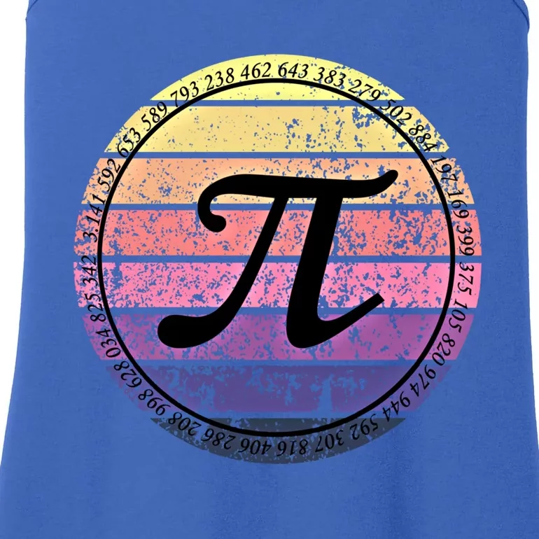 Cool Math Teacher Student Pi Day Digits Funny Happy Pi Day Gift Ladies Essential Tank