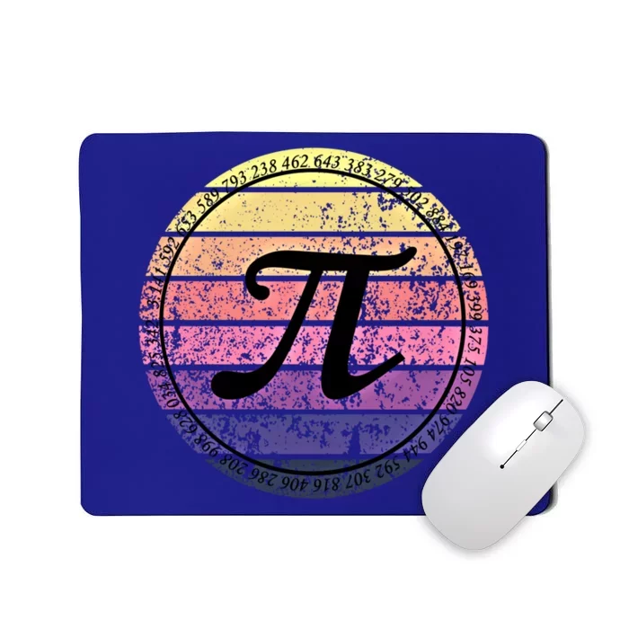 Cool Math Teacher Student Pi Day Digits Funny Happy Pi Day Gift Mousepad