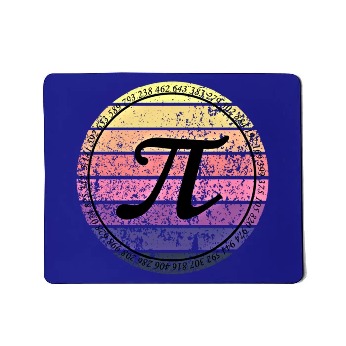 Cool Math Teacher Student Pi Day Digits Funny Happy Pi Day Gift Mousepad