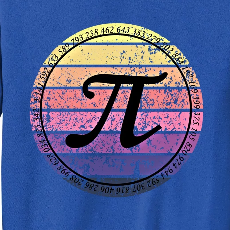 Cool Math Teacher Student Pi Day Digits Funny Happy Pi Day Gift Tall Sweatshirt