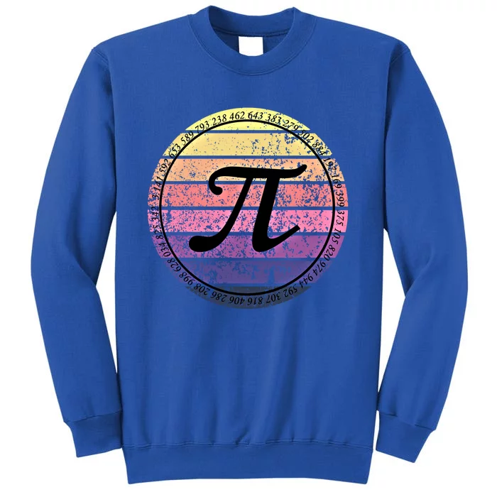 Cool Math Teacher Student Pi Day Digits Funny Happy Pi Day Gift Tall Sweatshirt