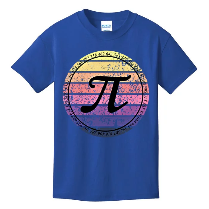 Cool Math Teacher Student Pi Day Digits Funny Happy Pi Day Gift Kids T-Shirt