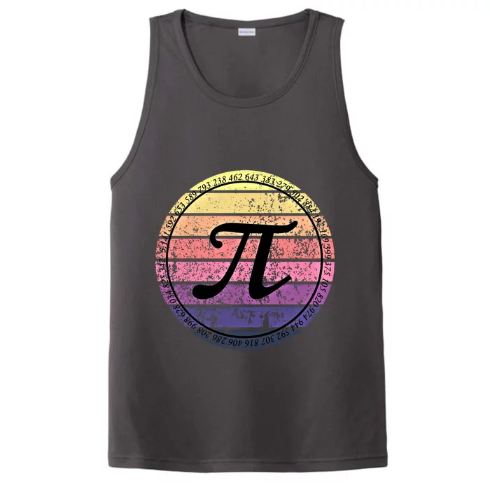 Cool Math Teacher Student Pi Day Digits Funny Happy Pi Day Gift Performance Tank