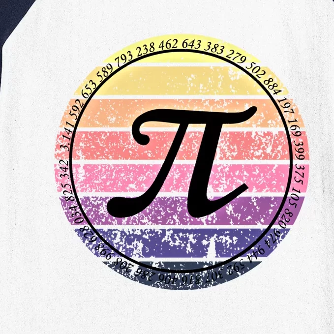 Cool Math Teacher Student Pi Day Digits Funny Happy Pi Day Gift Baseball Sleeve Shirt