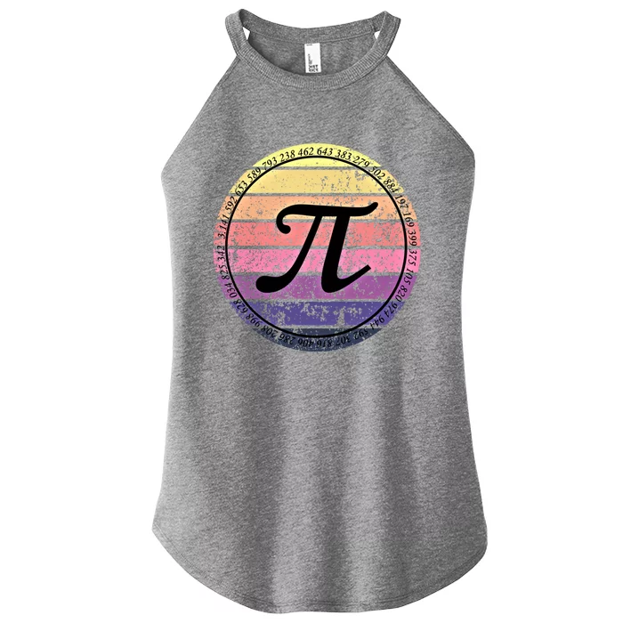 Cool Math Teacher Student Pi Day Digits Funny Happy Pi Day Gift Women’s Perfect Tri Rocker Tank