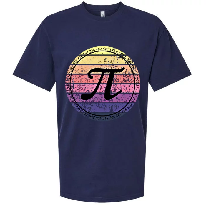 Cool Math Teacher Student Pi Day Digits Funny Happy Pi Day Gift Sueded Cloud Jersey T-Shirt