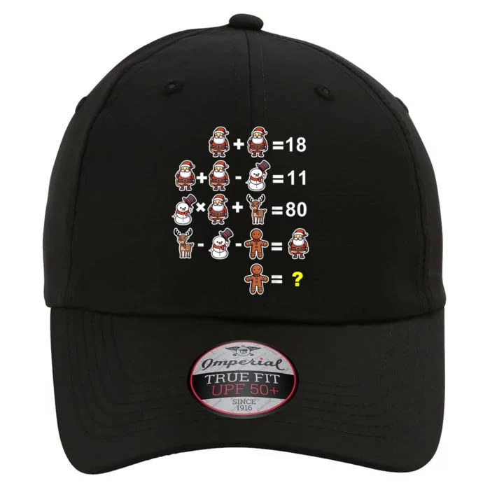 Christmas Math Teacher Funny Christmas The Original Performance Cap