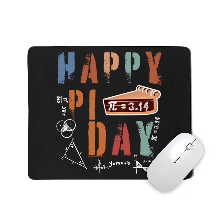 Cool Math Teacher Student S S Funny Happy Pi Day Gift Mousepad