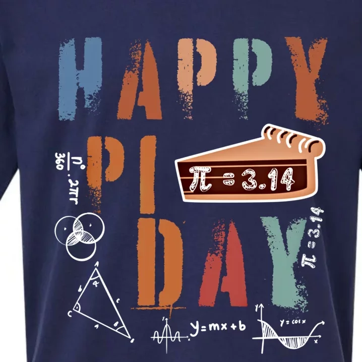 Cool Math Teacher Student S S Funny Happy Pi Day Gift Sueded Cloud Jersey T-Shirt