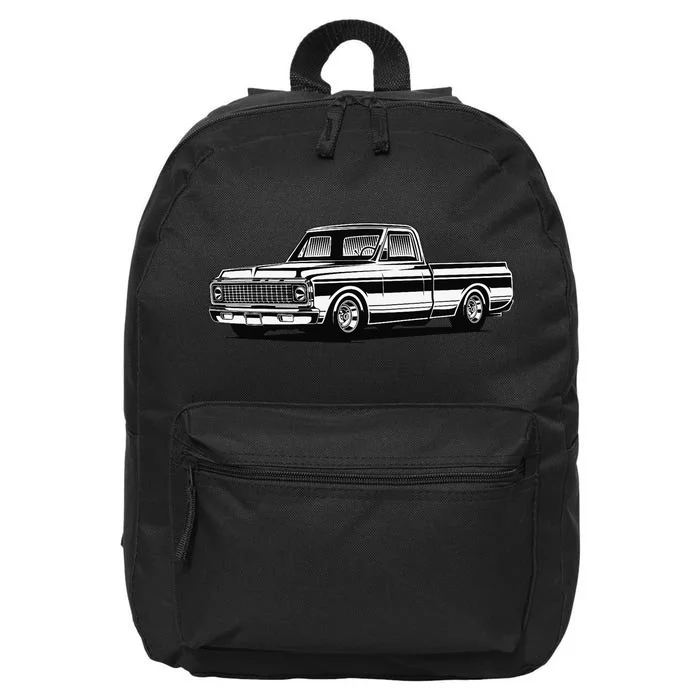 C10 Mini Truck Lowrider Slammed 16 in Basic Backpack