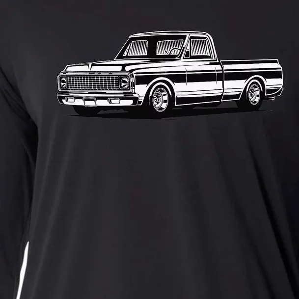 C10 Mini Truck Lowrider Slammed Cooling Performance Long Sleeve Crew