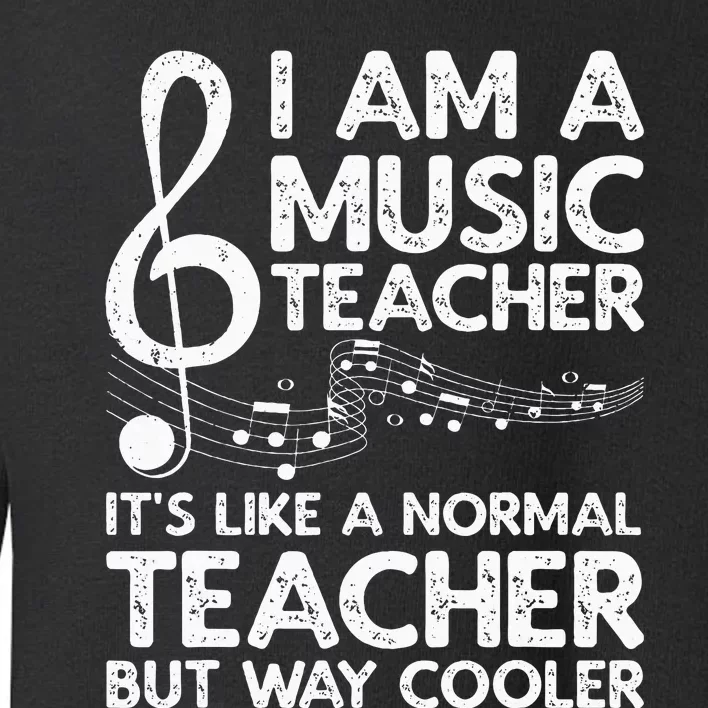 Cool Music Teacher School Orchestra Coach Toddler Sweatshirt