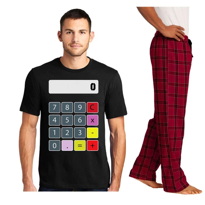 Calculator Math Teacher Halloween Costumes Funny Funny Pajama Set