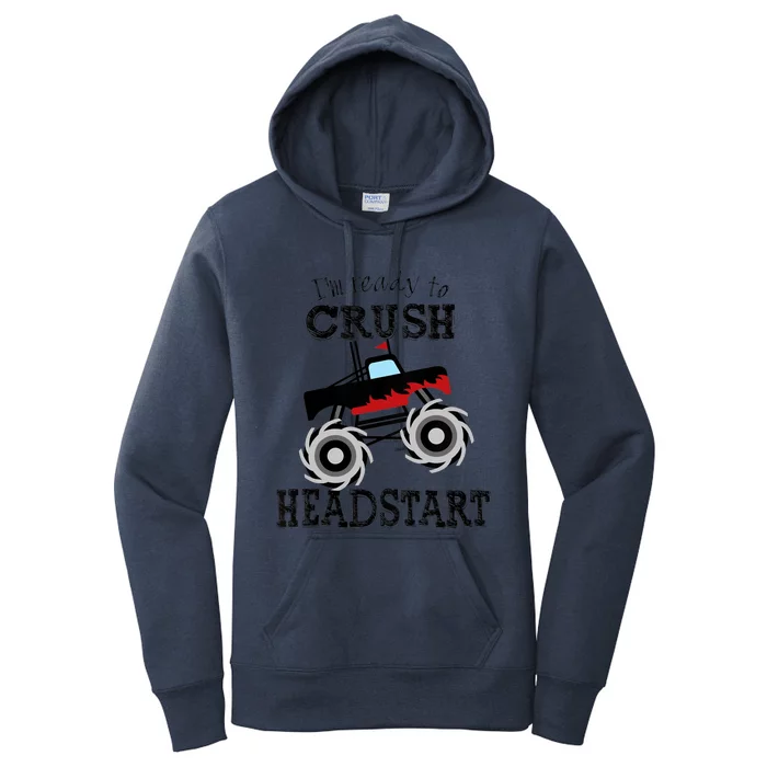 Crush Monster Truck, Back to School Boy Women's Pullover Hoodie