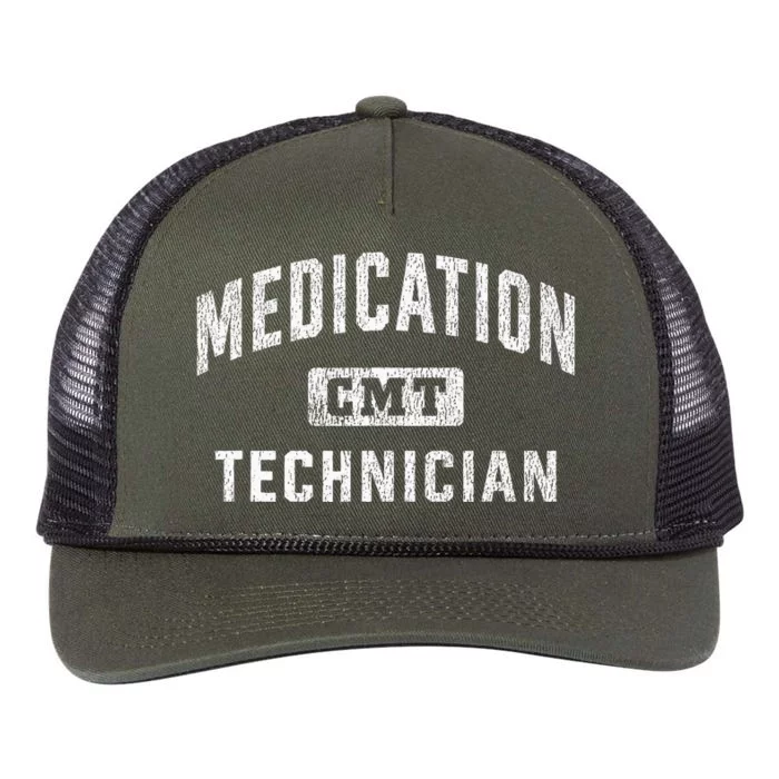 Certified Medication Technician Retro Rope Trucker Hat Cap