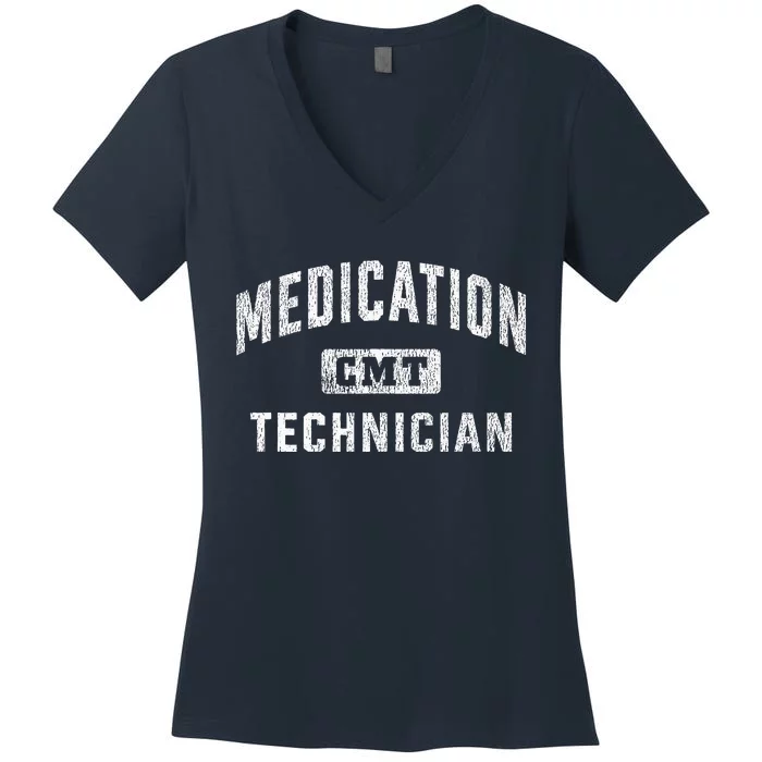 Certified Medication Technician Women's V-Neck T-Shirt