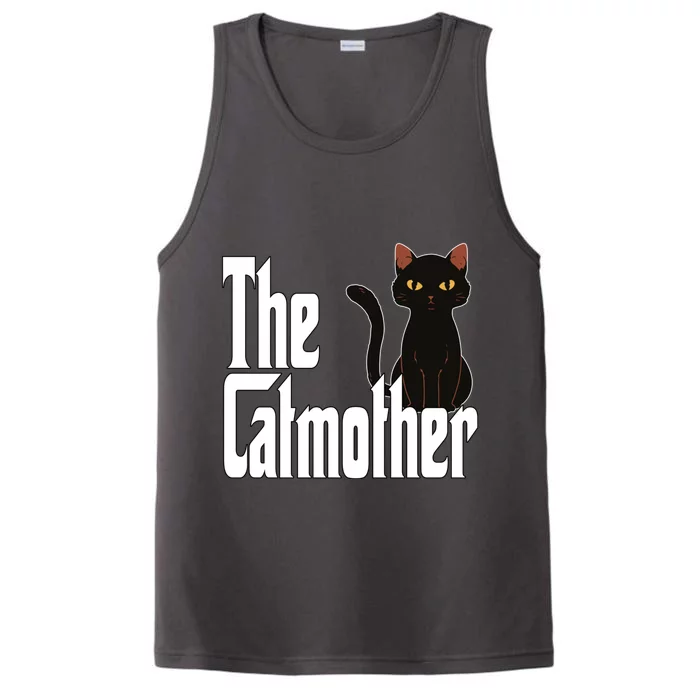 Cat Mother The Catmother Crazy Cat Mom Mama Performance Tank