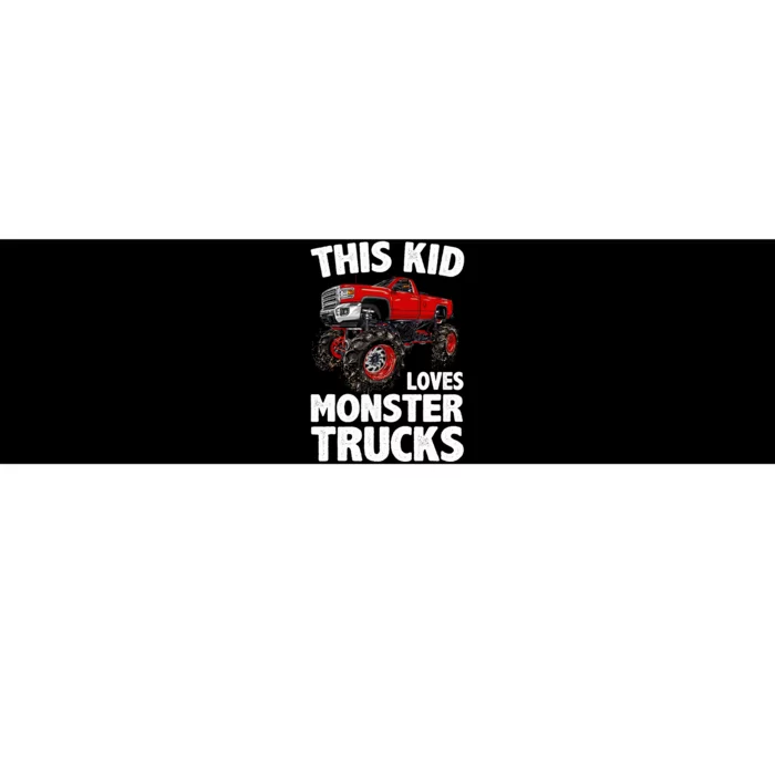 Cute Monster Truck For Boys Girls Monster Truck Lovers Bumper Sticker