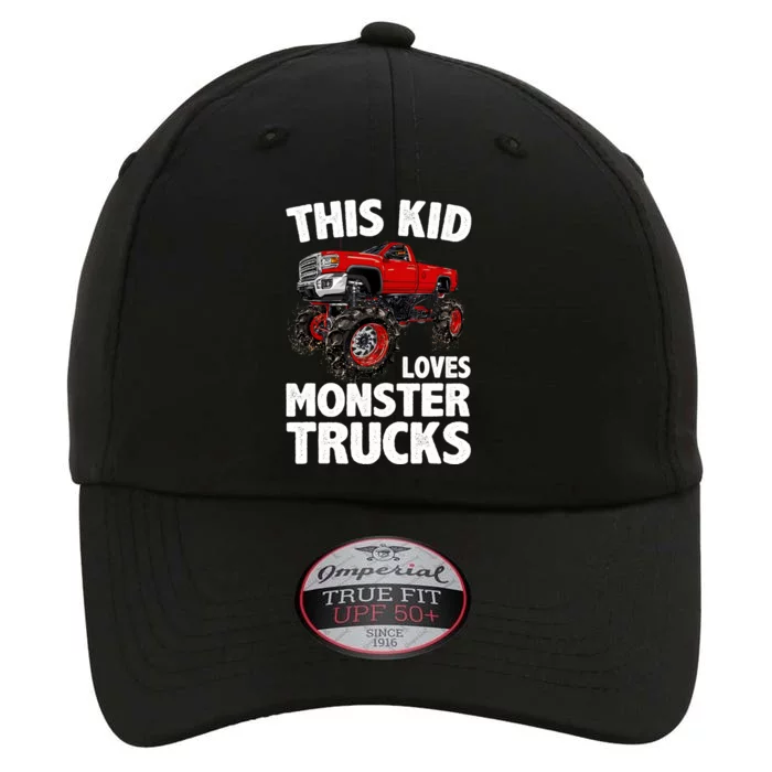 Cute Monster Truck For Boys Girls Monster Truck Lovers The Original Performance Cap