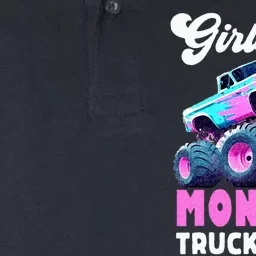 Cute Monster Truck Girls Like Monster Trucks Too Softstyle Adult Sport Polo