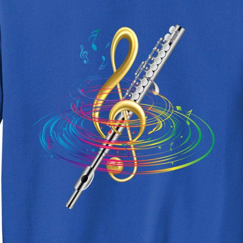 Classical Music Treble Clef Flutist Gift Flute Cute Gift Tall Sweatshirt