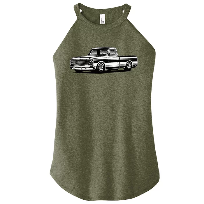 C10 Mini Truck Lowrider Slammed Women’s Perfect Tri Rocker Tank