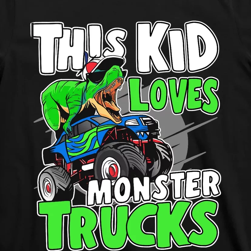 Cute Monster Truck Boys Girls This Loves Monster Trucks T-Shirt