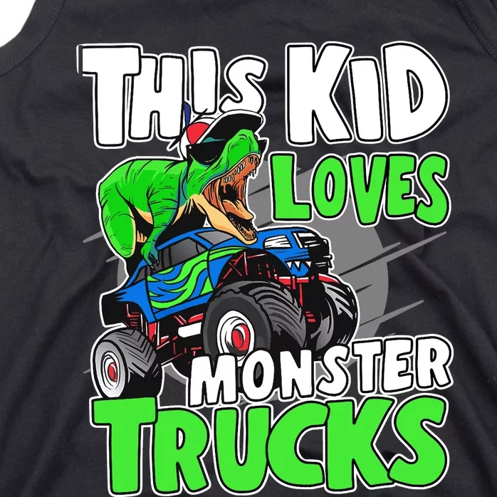 Cute Monster Truck Boys Girls This Loves Monster Trucks Tank Top