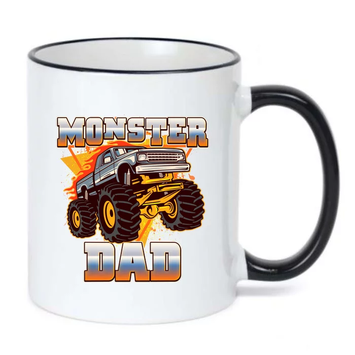 Cool Monster Truck Dad Black Color Changing Mug