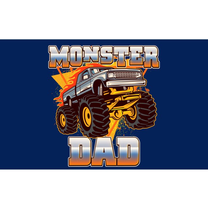 Cool Monster Truck Dad Bumper Sticker