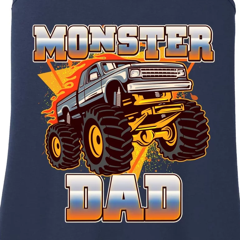 Cool Monster Truck Dad Ladies Essential Tank