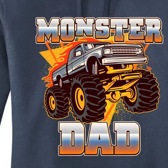 Cool Monster Truck Dad Women's Pullover Hoodie