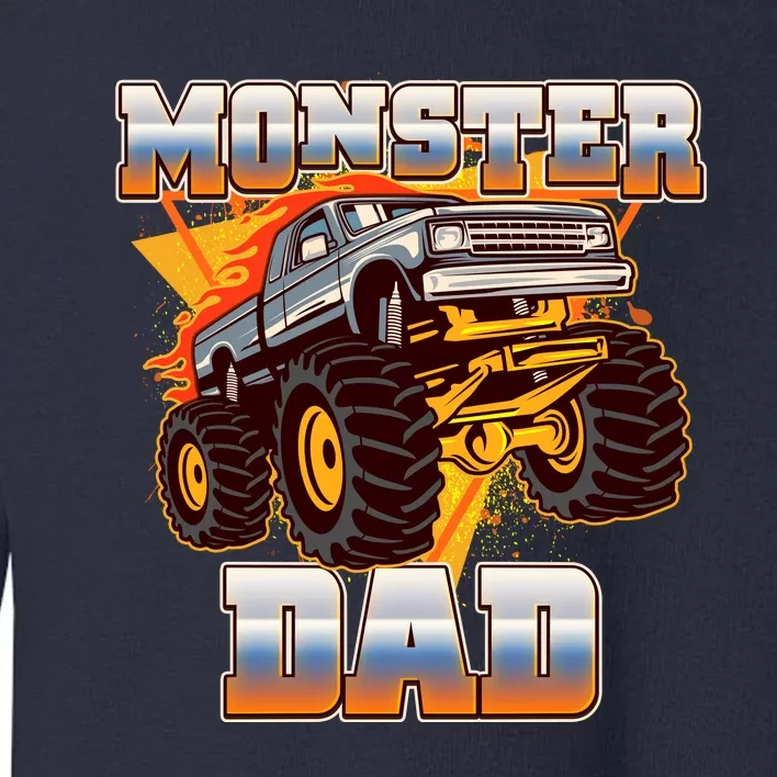 Cool Monster Truck Dad Toddler Sweatshirt