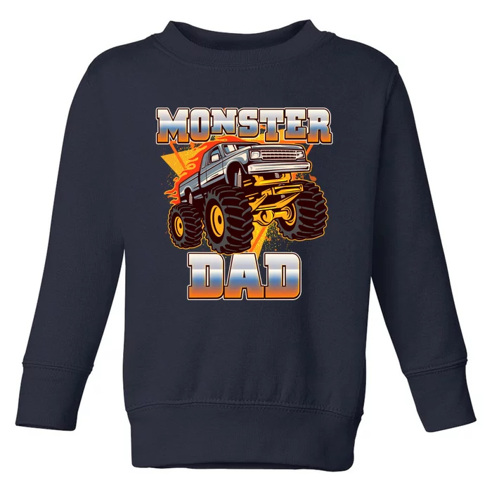 Cool Monster Truck Dad Toddler Sweatshirt