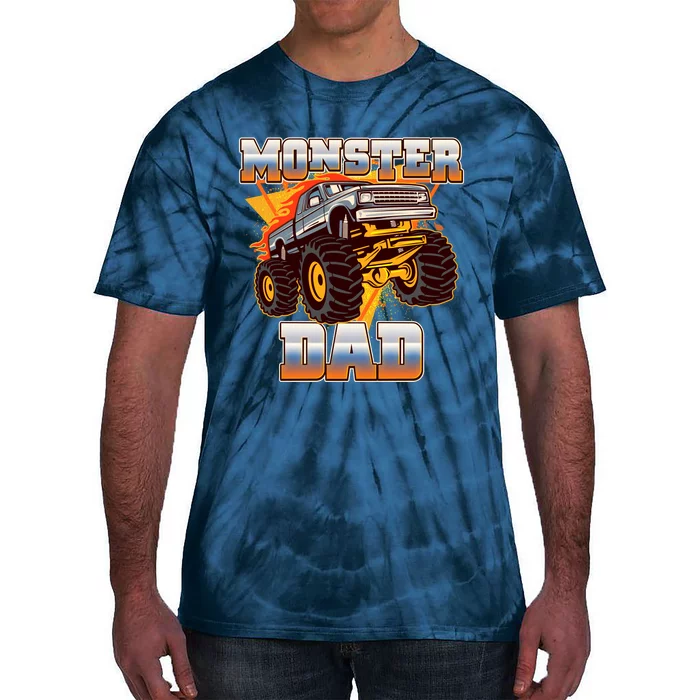 Cool Monster Truck Dad Tie-Dye T-Shirt