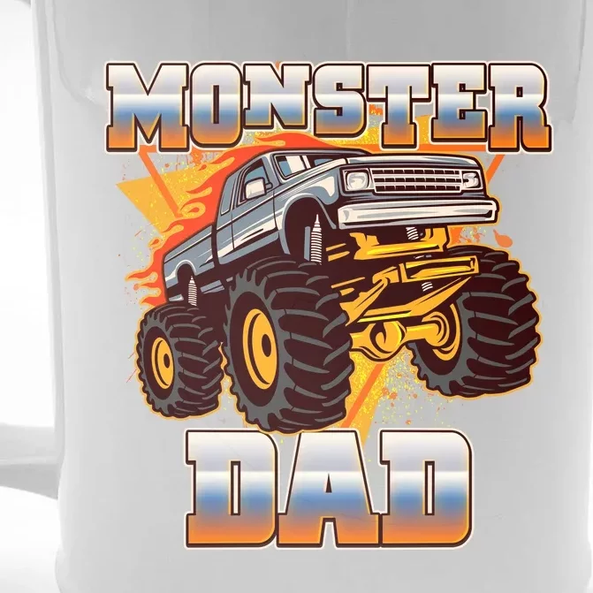 Cool Monster Truck Dad Front & Back Beer Stein