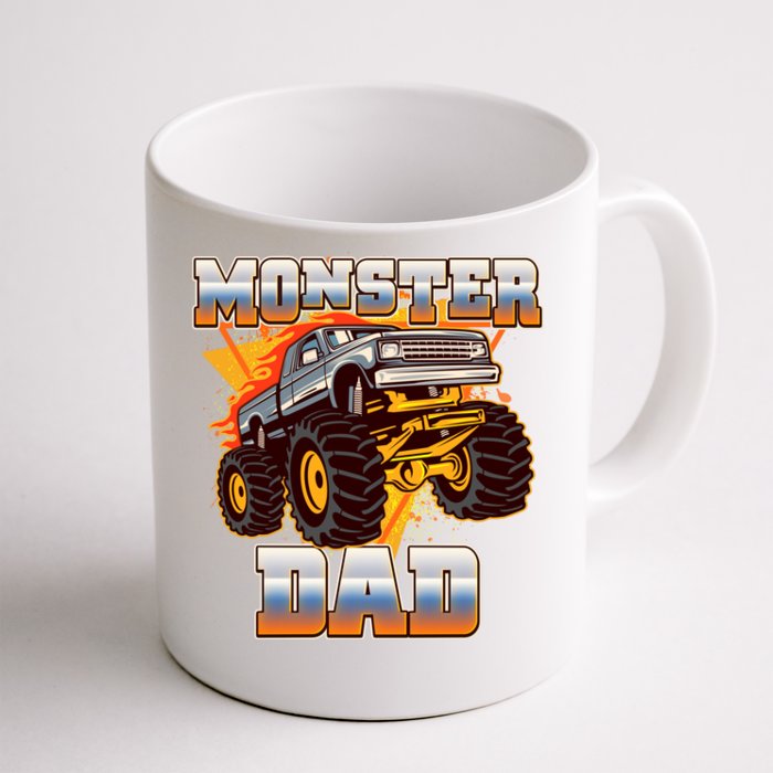 Cool Monster Truck Dad Front & Back Coffee Mug