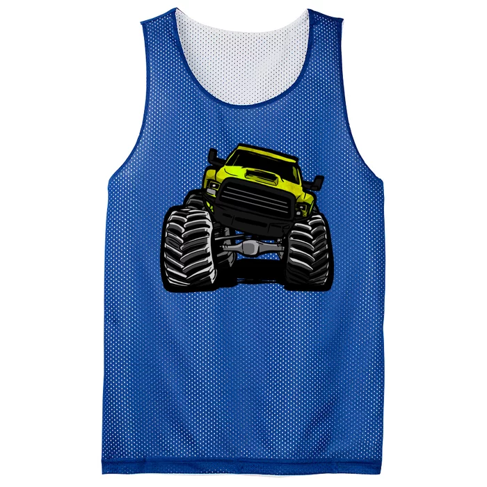 Cool Monster Truck For Big Boys Gift Mesh Reversible Basketball Jersey Tank