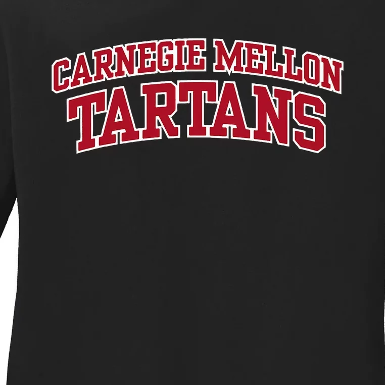 Carnegie Mellon University Tartans 02 Ladies Long Sleeve Shirt