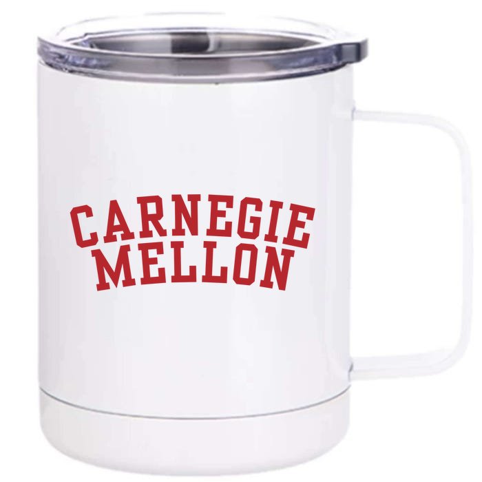 Carnegie Mellon University Front & Back 12oz Stainless Steel Tumbler Cup