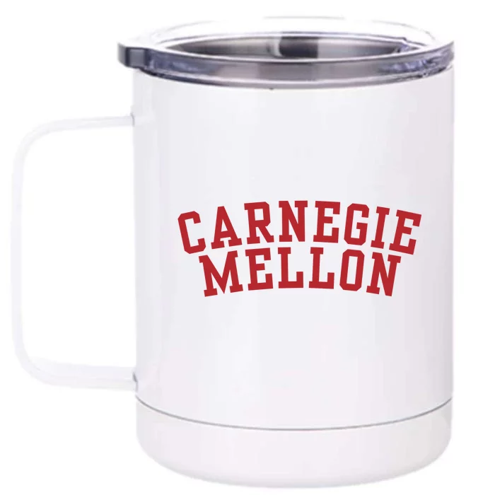 Carnegie Mellon University Front & Back 12oz Stainless Steel Tumbler Cup