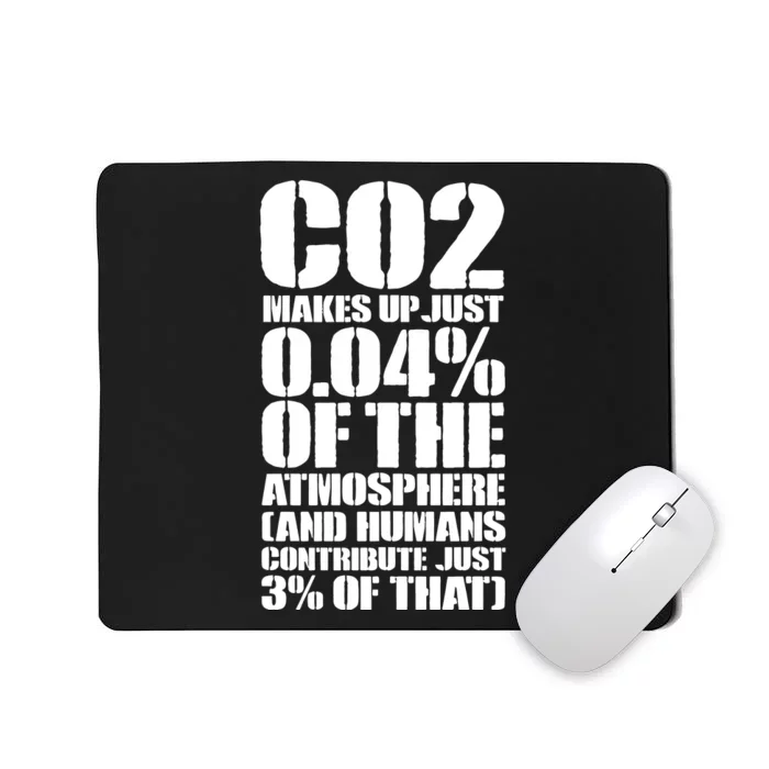 Co2 Makes Up Just 004 Of The Atmosphere Mousepad