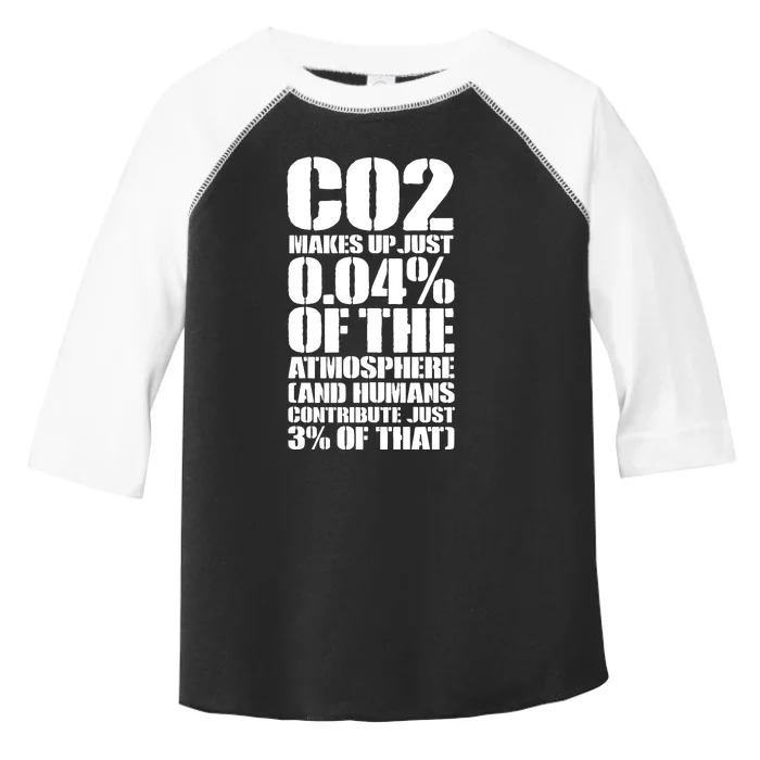 Co2 Makes Up Just 004 Of The Atmosphere Toddler Fine Jersey T-Shirt